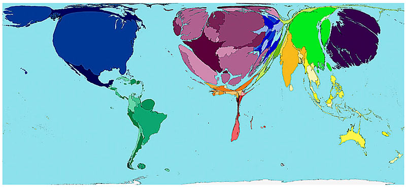 el mapa mundial. mapa del mundo paises.