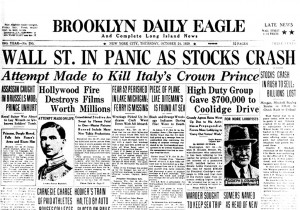 Historias imprescindibles de la bolsa: el crash de 1929