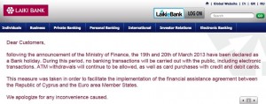 Laiki Bank_Cyprus web message_corralito_19-mar-13